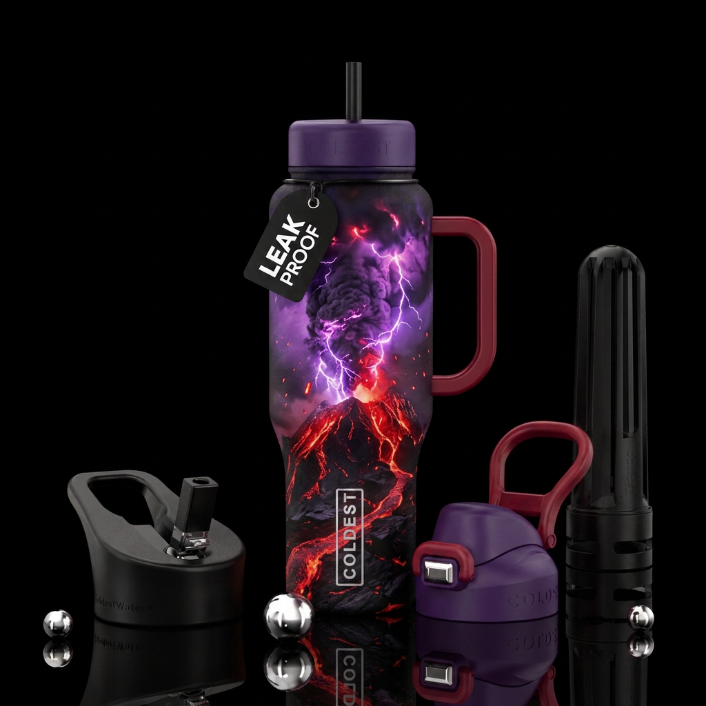 Cataclysmic water bottle design