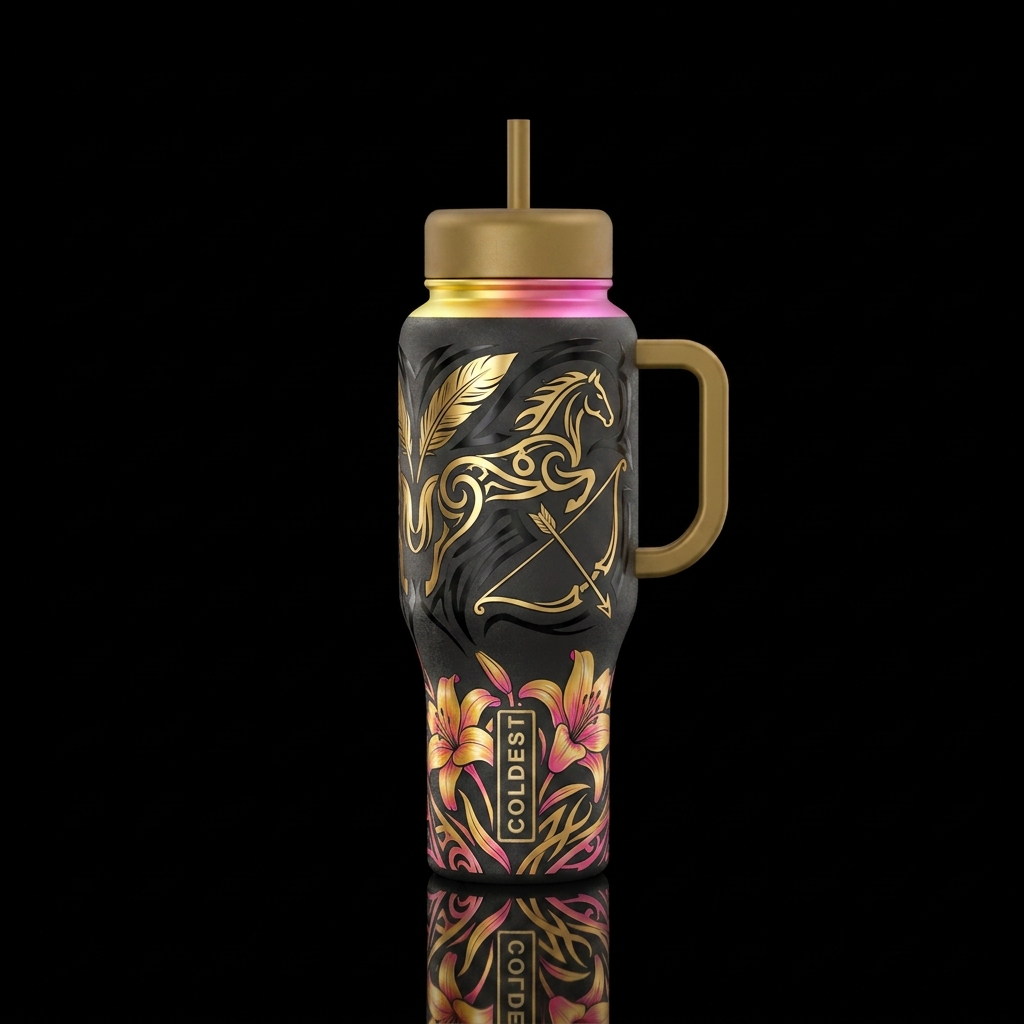 Horse power water bottle design