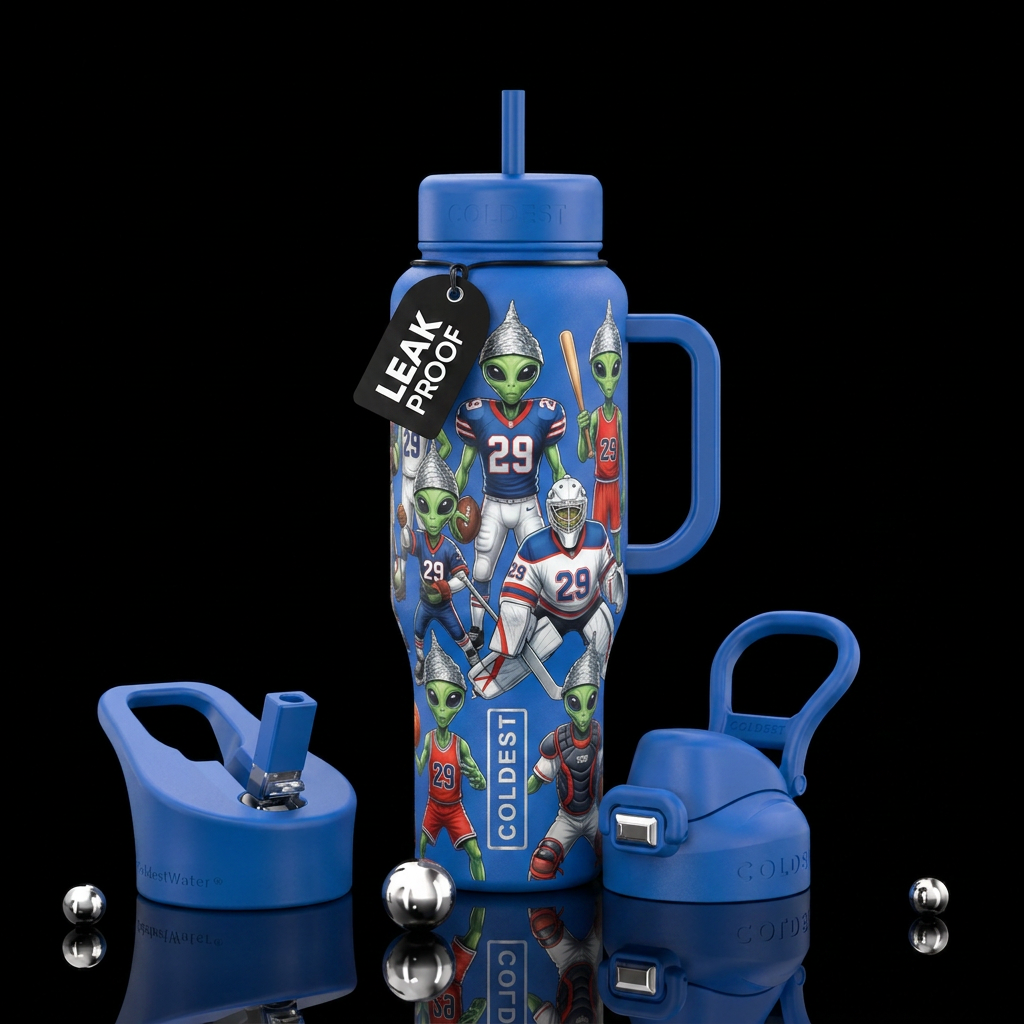 We got this GO SPORTS! water bottle design