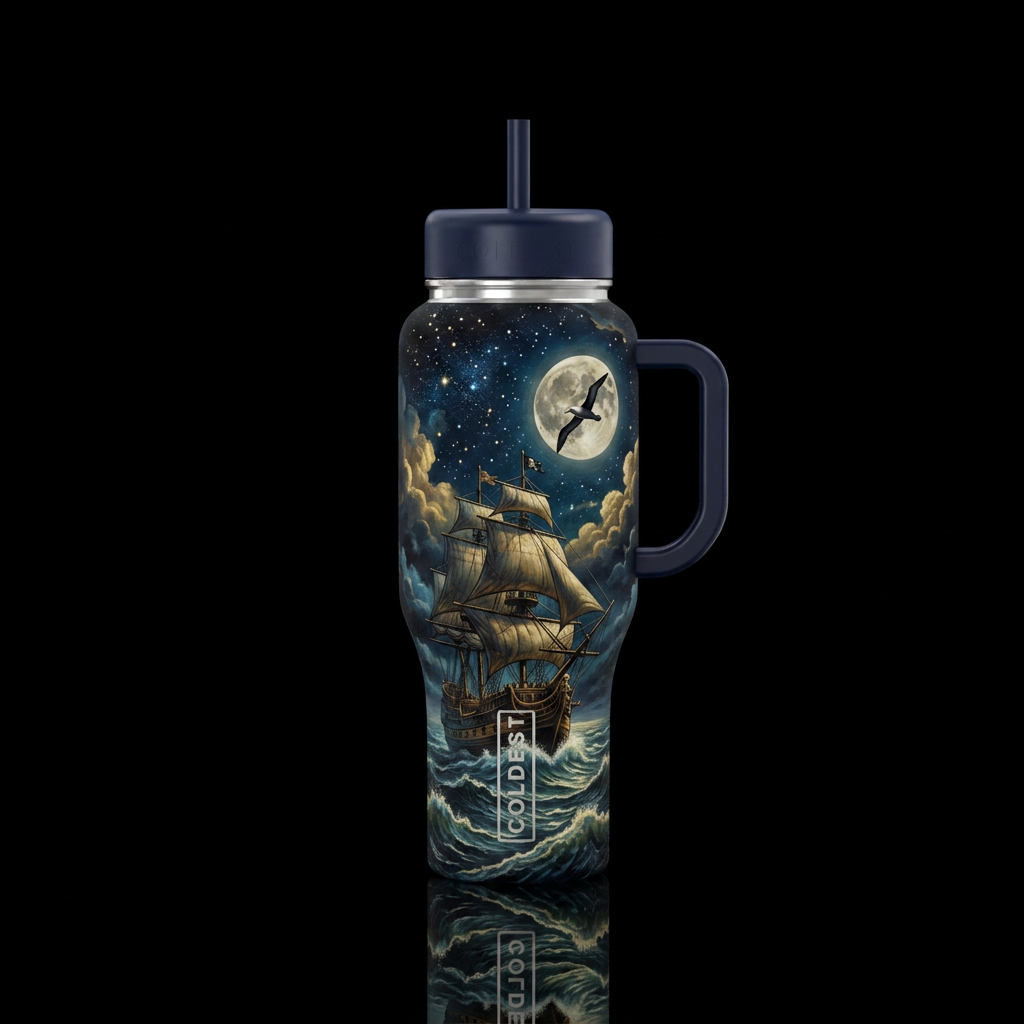 The albatross water bottle design