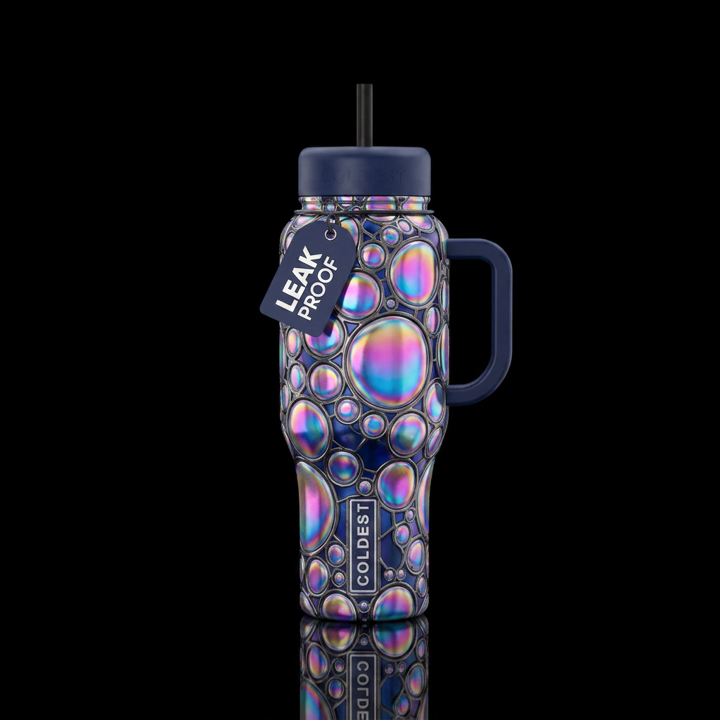 Queen of POP water bottle design
