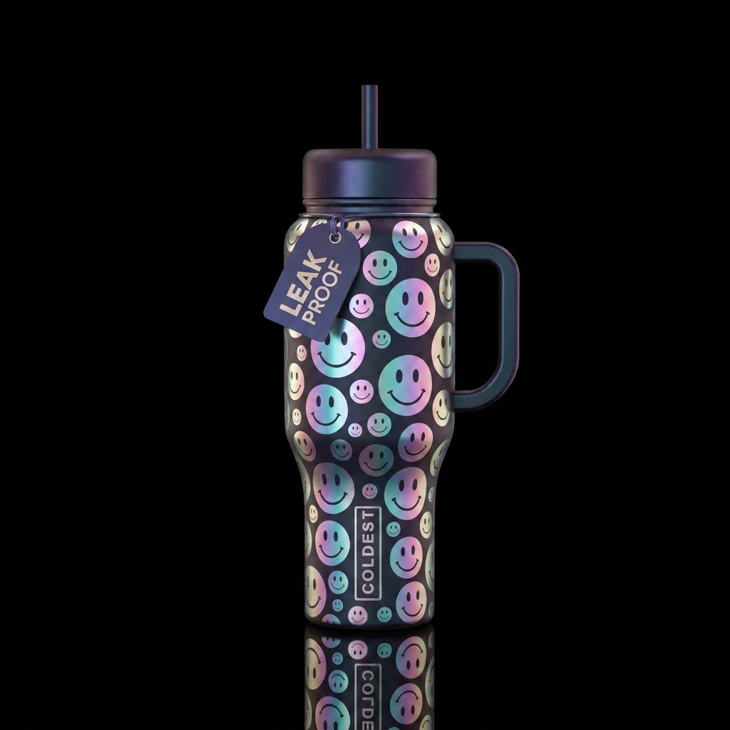 Oh happy days water bottle design