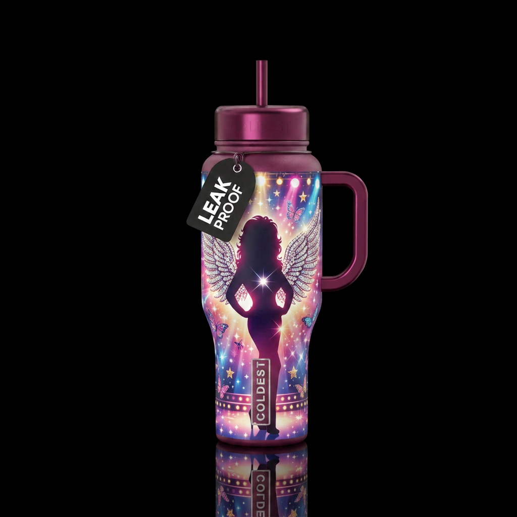 Bless your Parton water bottle design