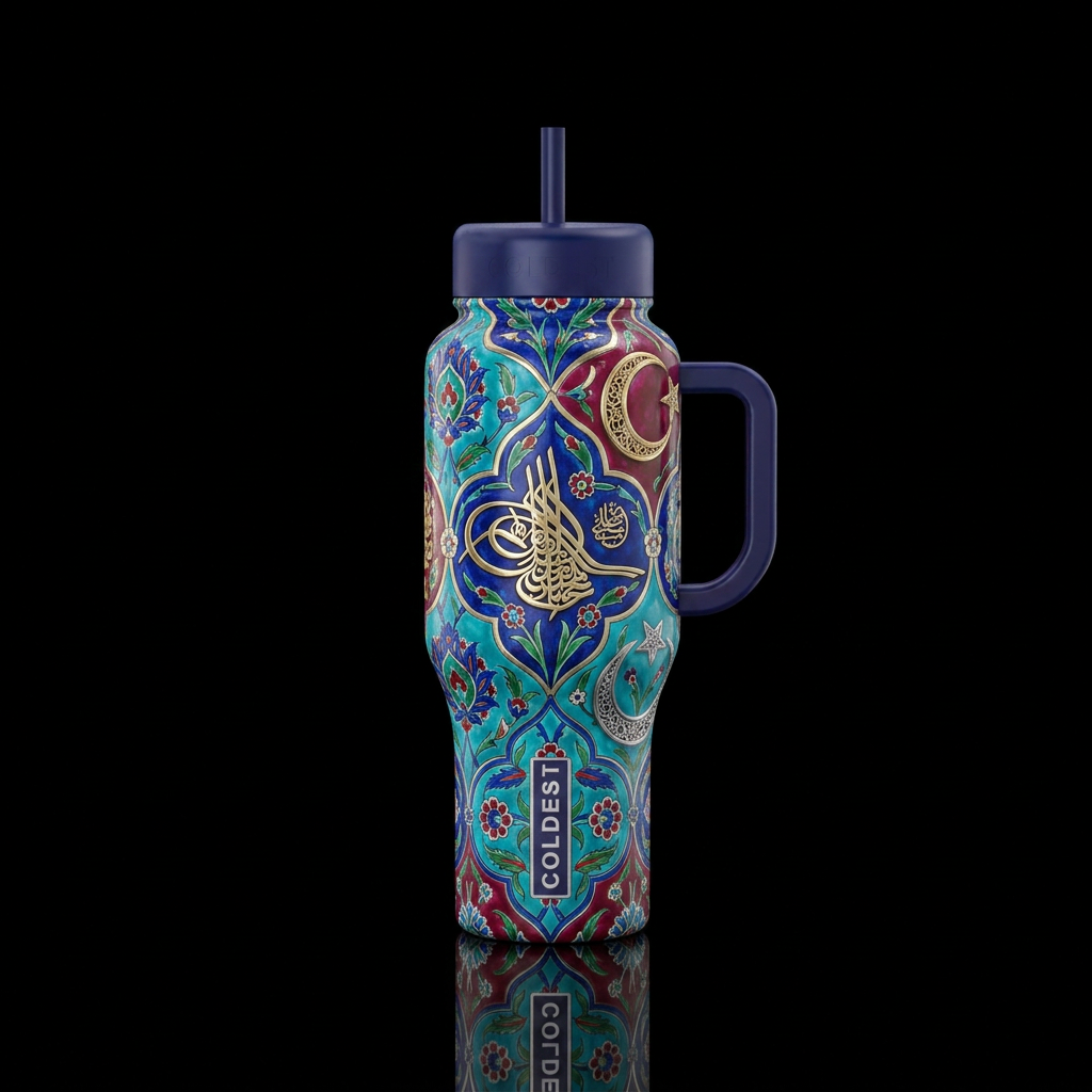Ottoman ancestry water bottle design
