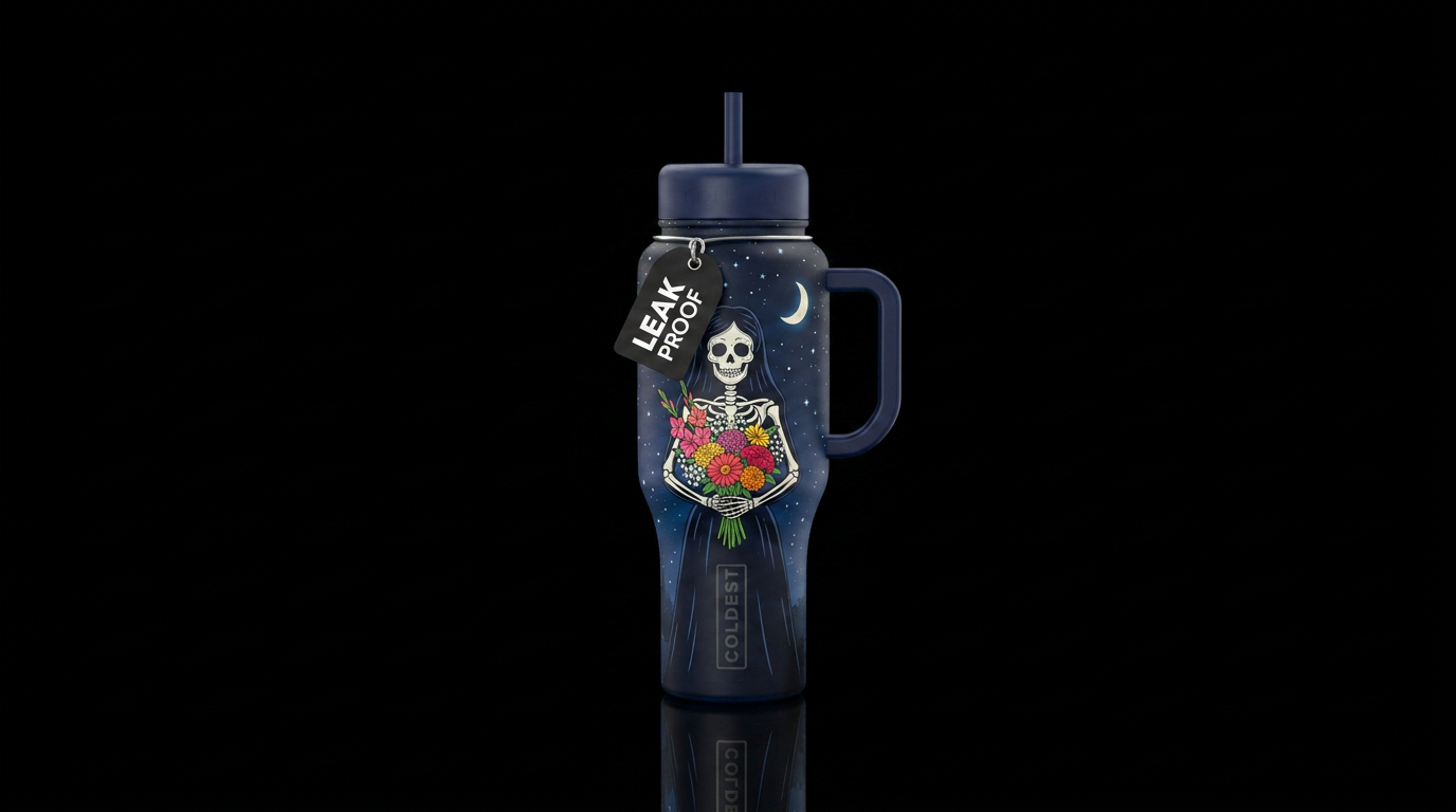 The day i don’t water bottle design