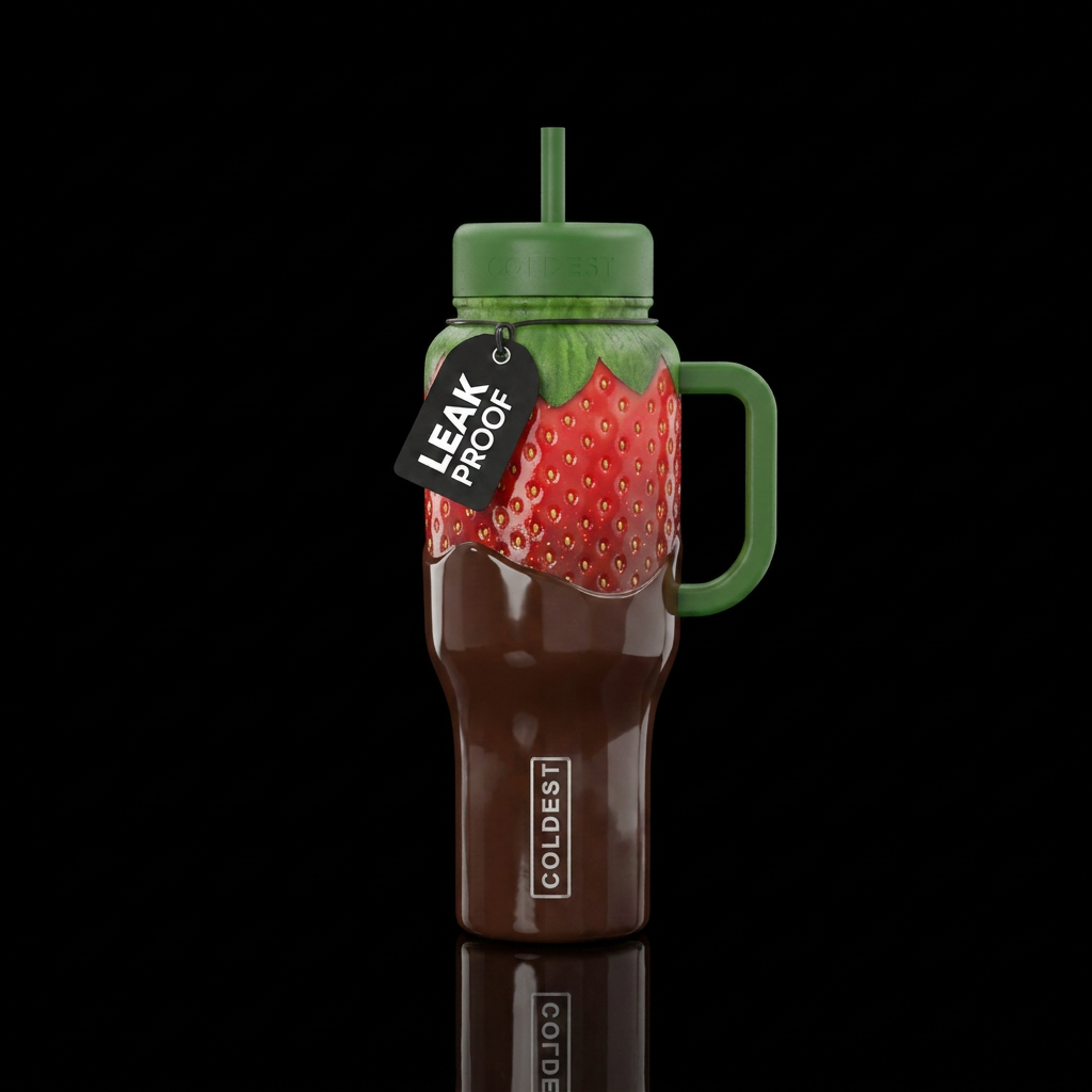 Bearylicious water bottle design