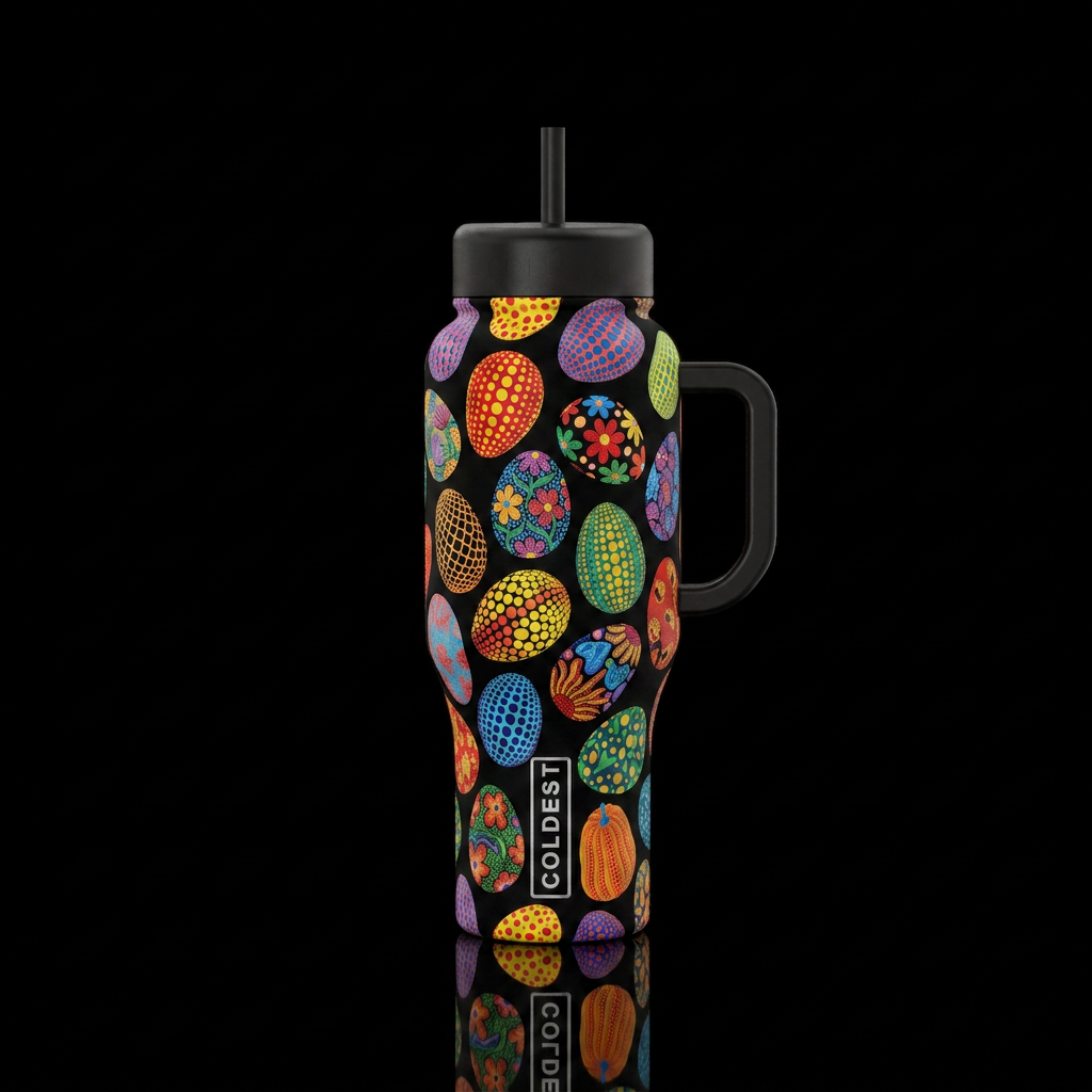 First we chicken then drink water bottle design