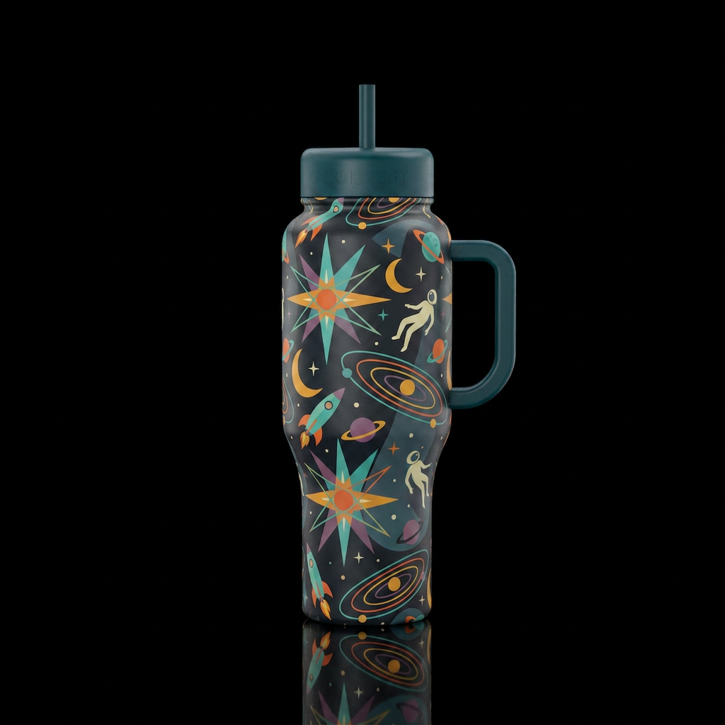 This is ground control water bottle design