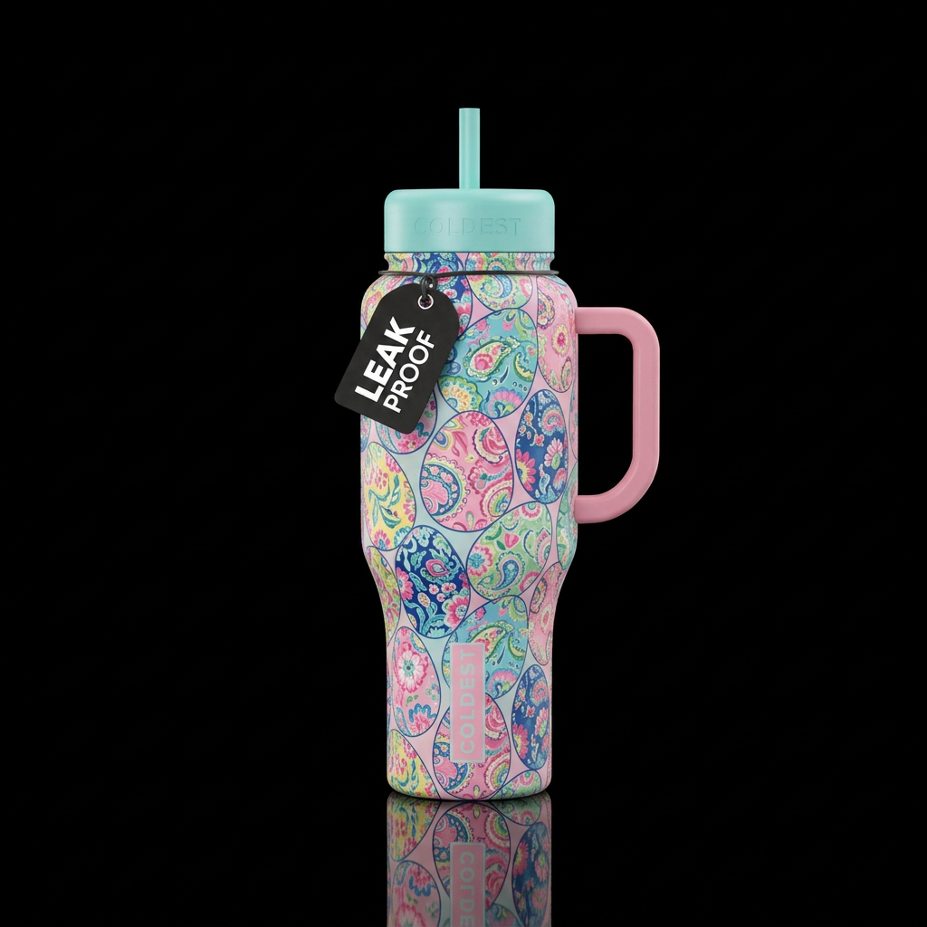 Country eggs water bottle design