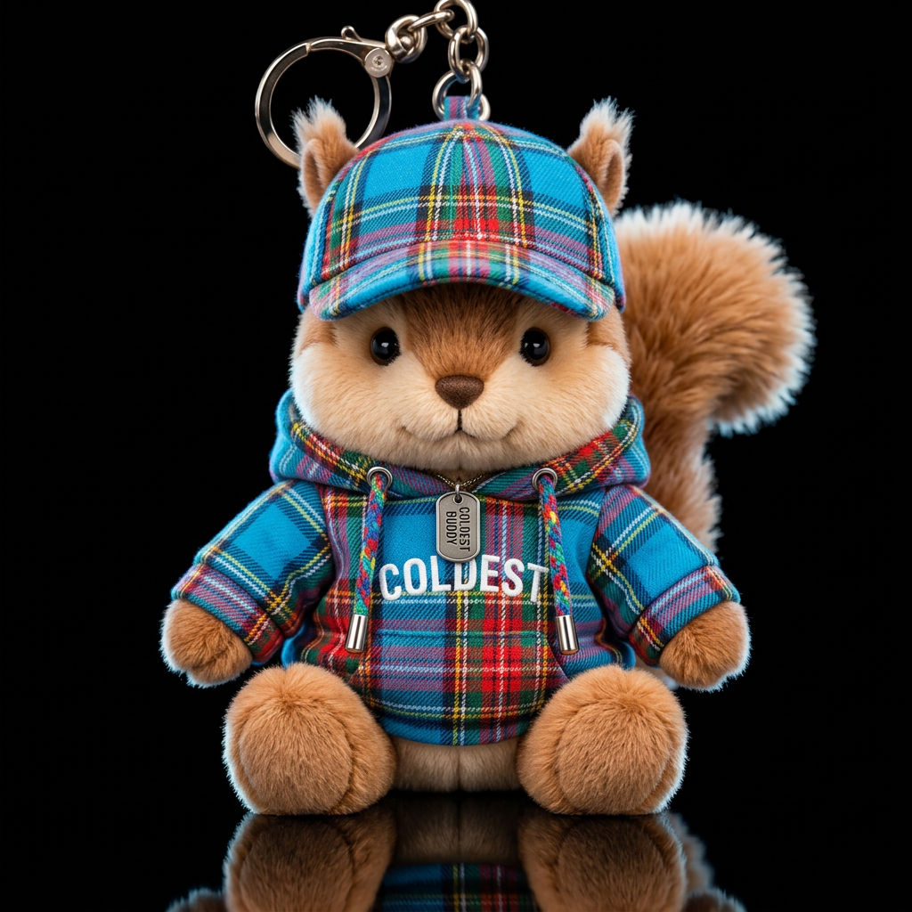 Inspector squirrel water bottle design