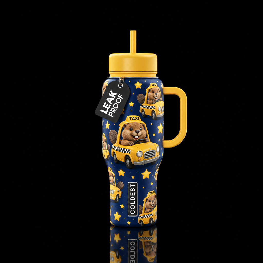 Beep beep water bottle design