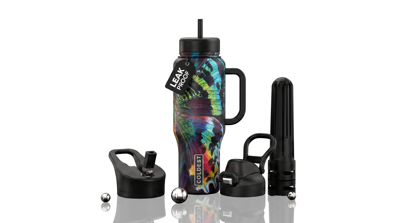 Cover the bottle with all the colors and patterns ... water bottle design