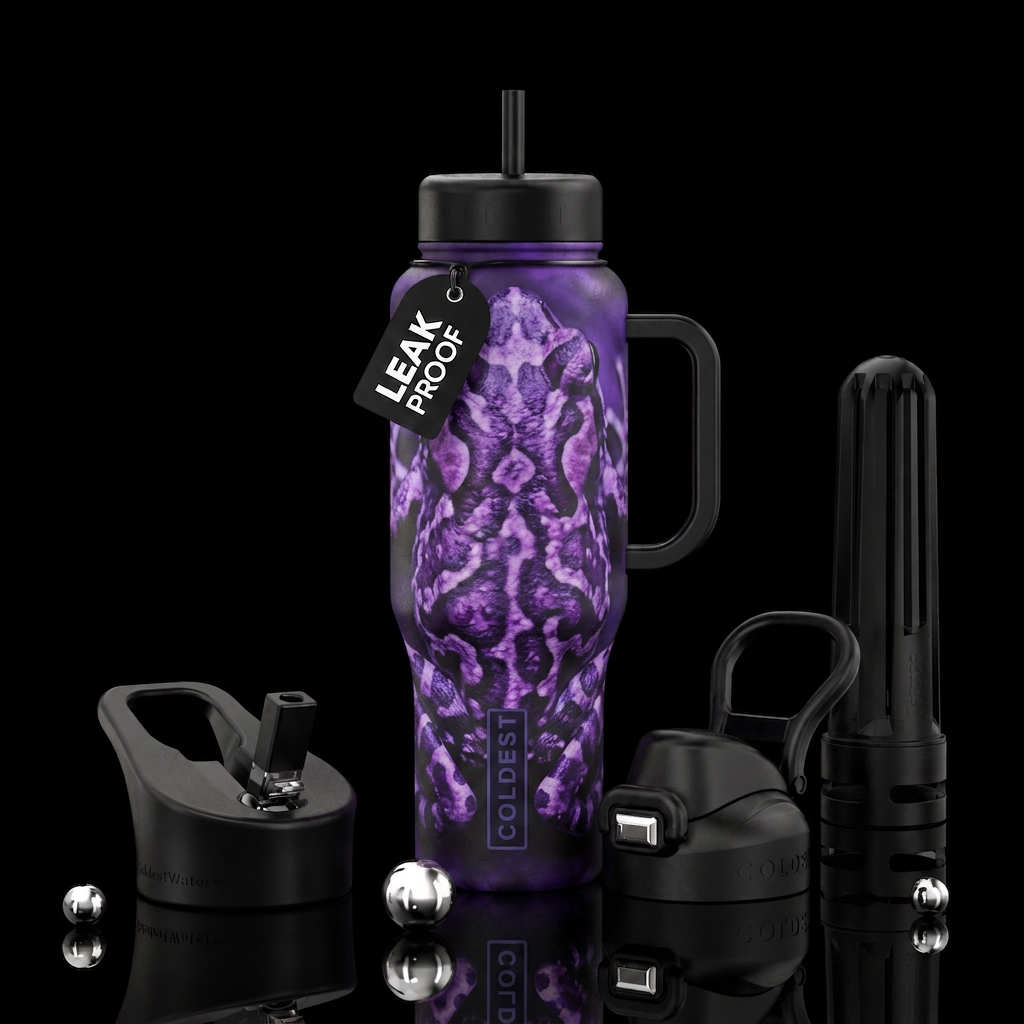 Don’t Drink Purple! water bottle design
