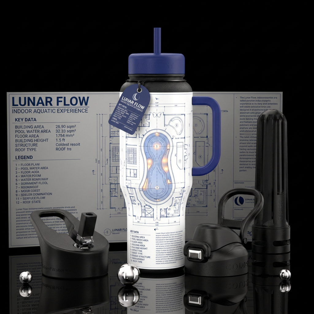 Architecture water bottle design