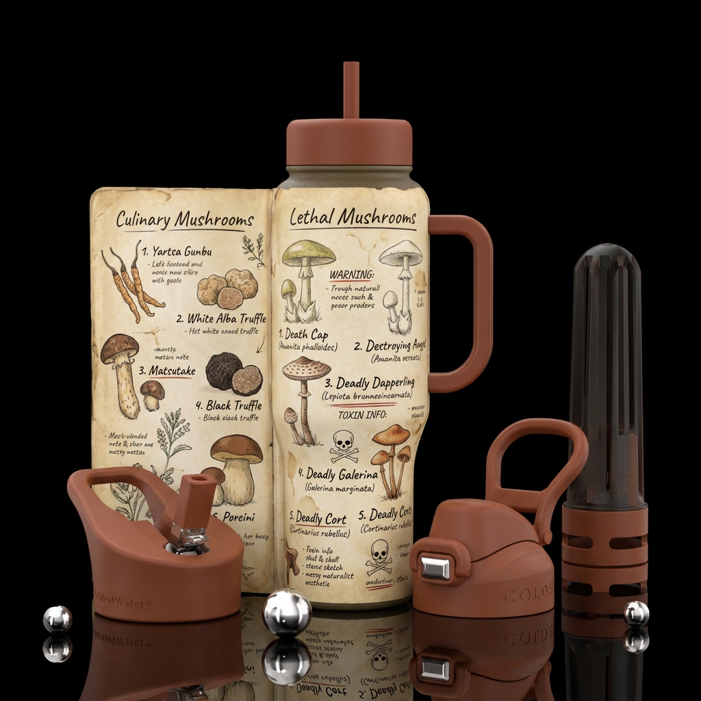 Field Journal water bottle design
