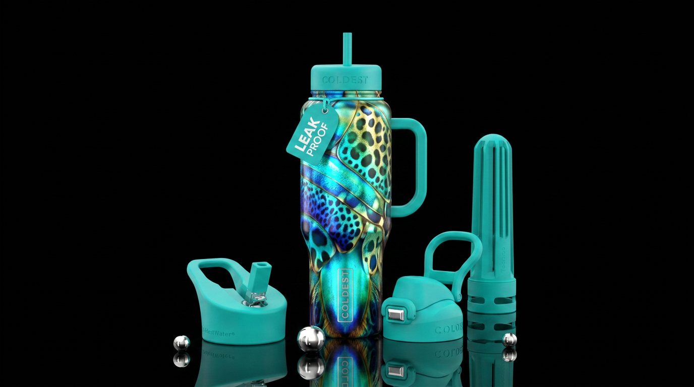 Wow water bottle design