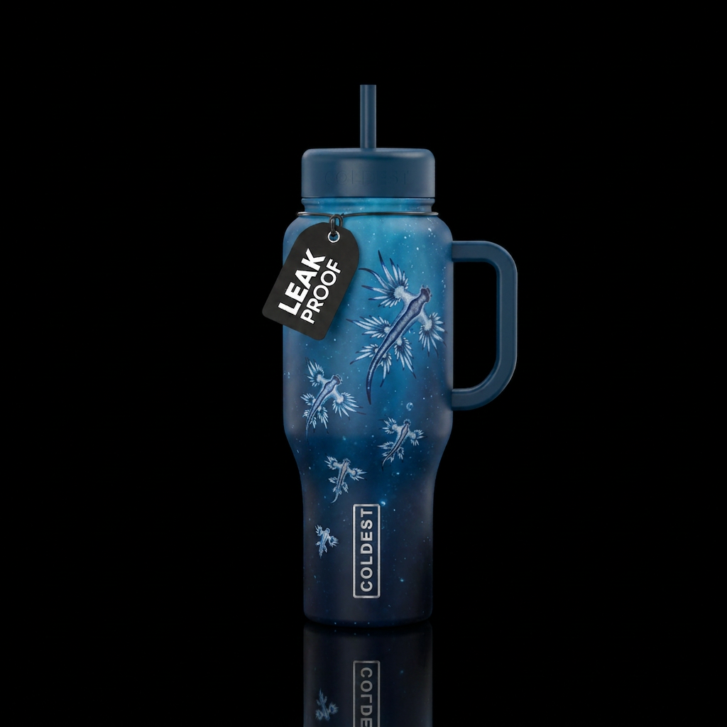 Glaucus Atlanticus water bottle design