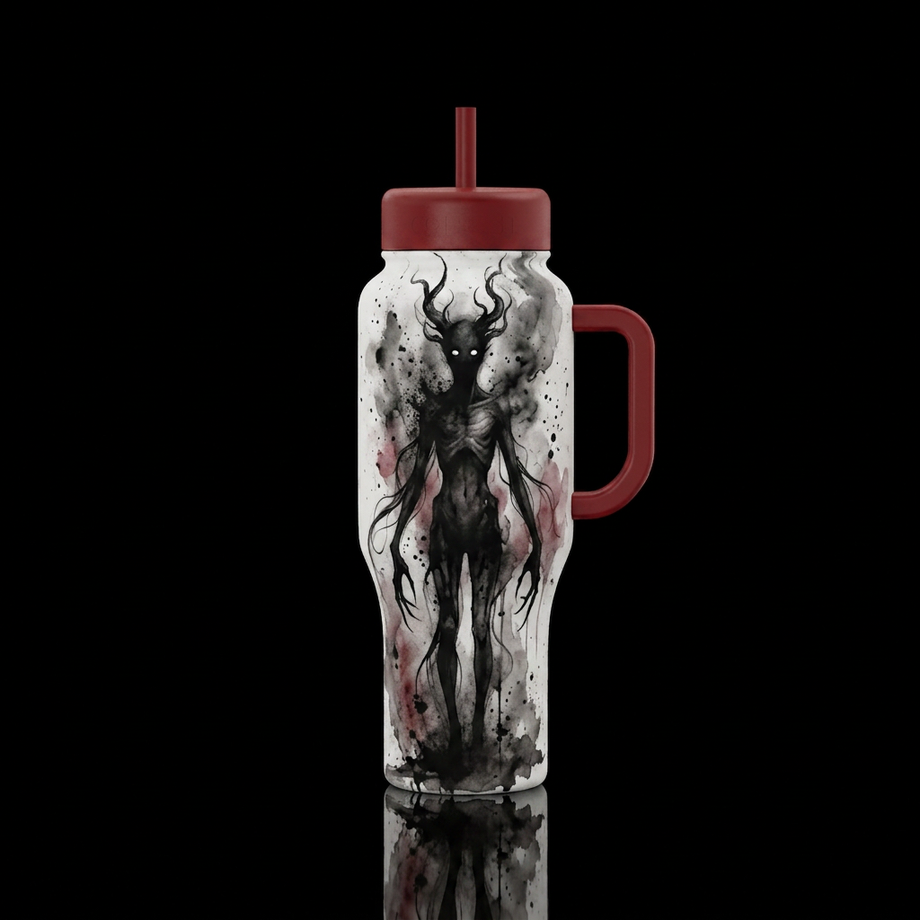 Ashes to Ashes water bottle design