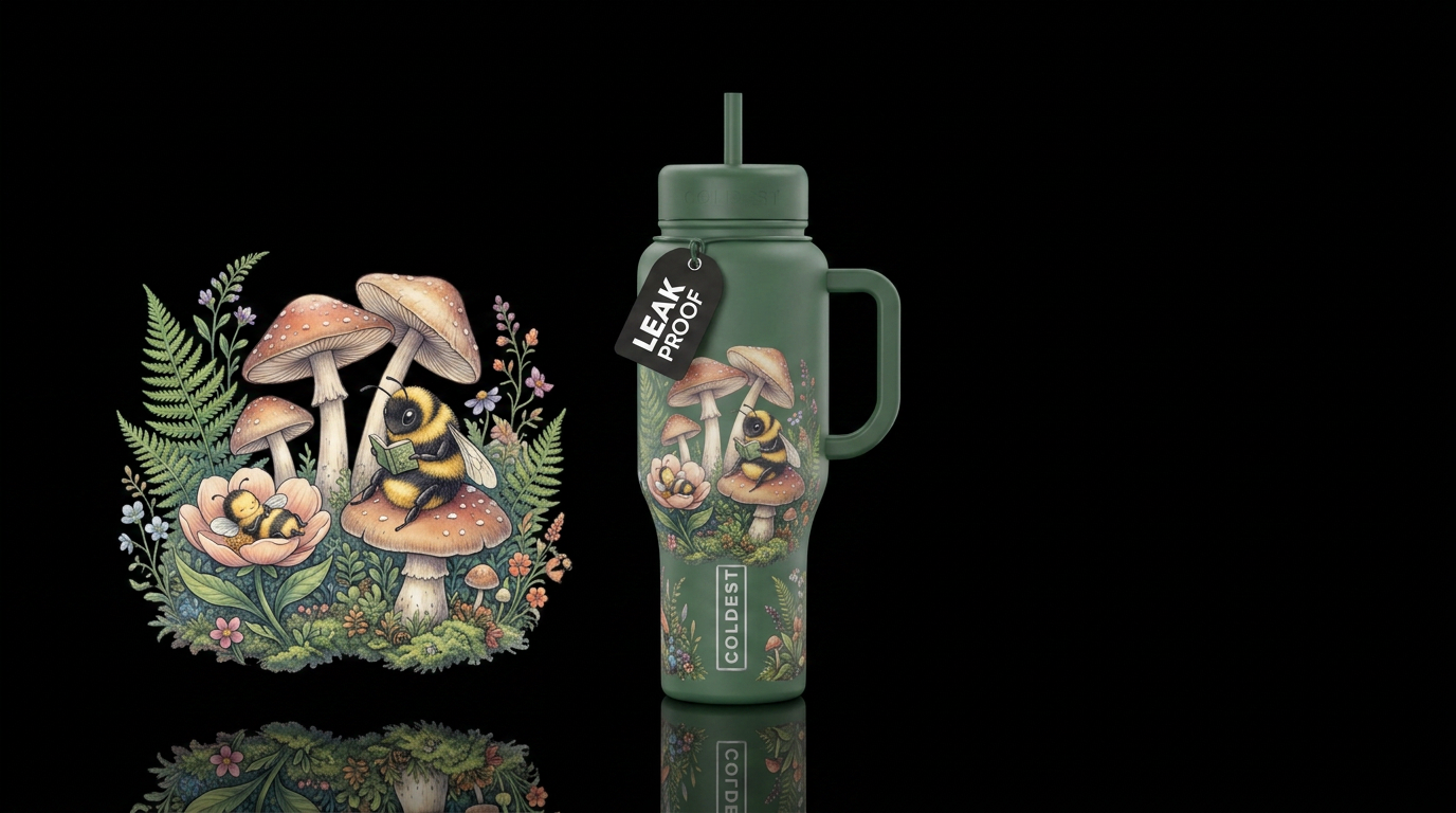 Bedtime water bottle design