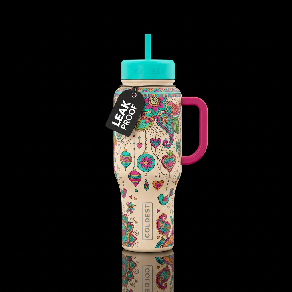Abstract Craziness water bottle design