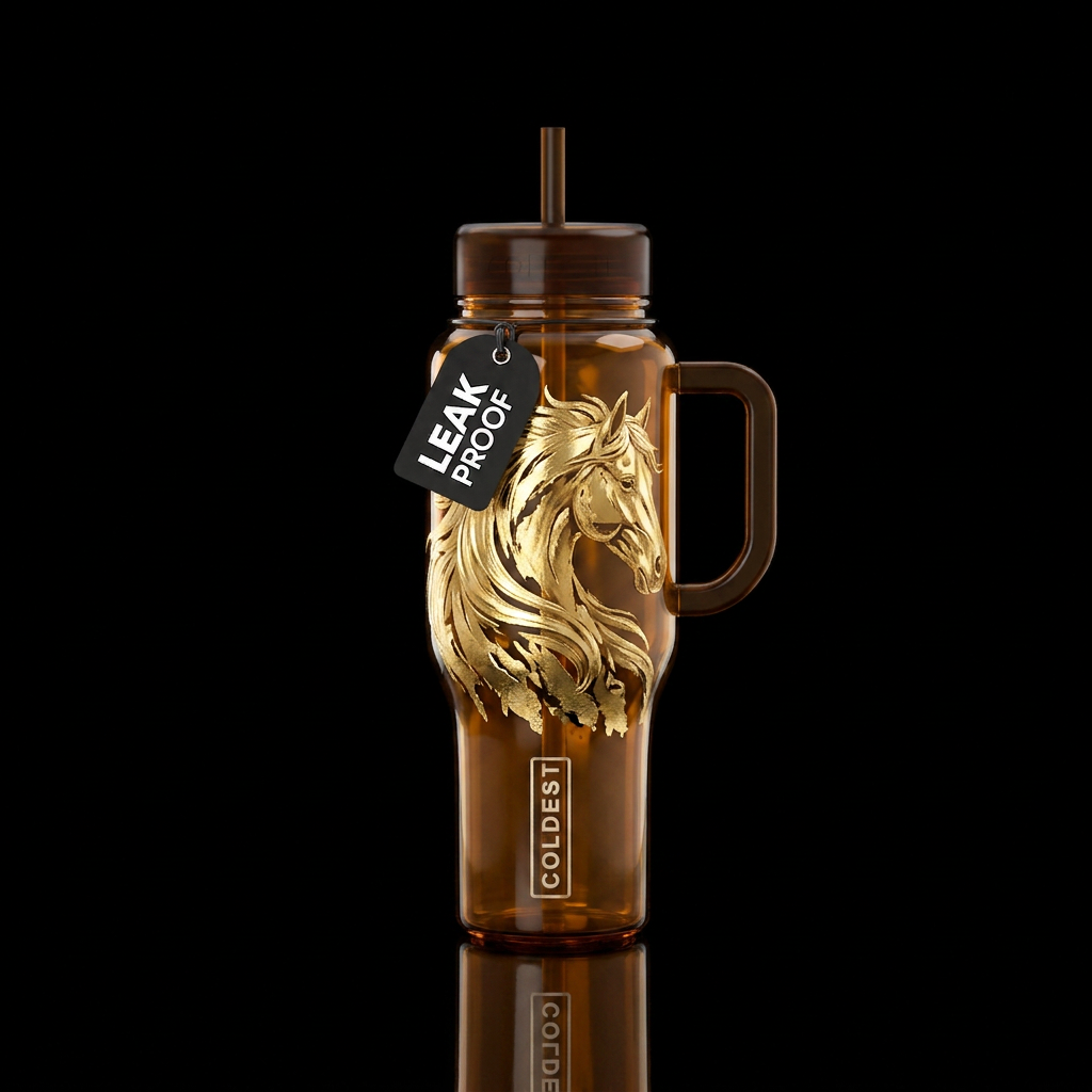 Whiskey Horse water bottle design