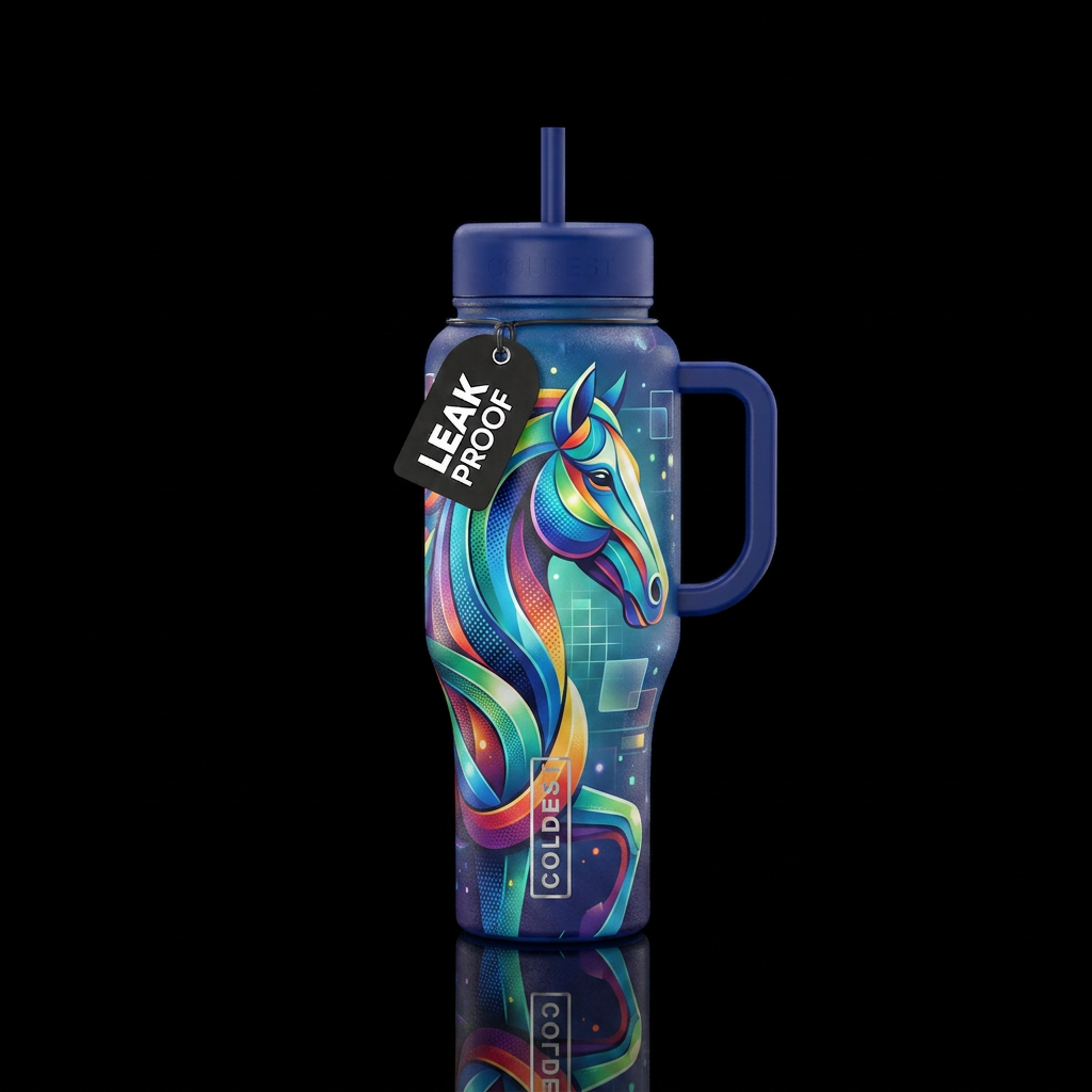 Horse water bottle design