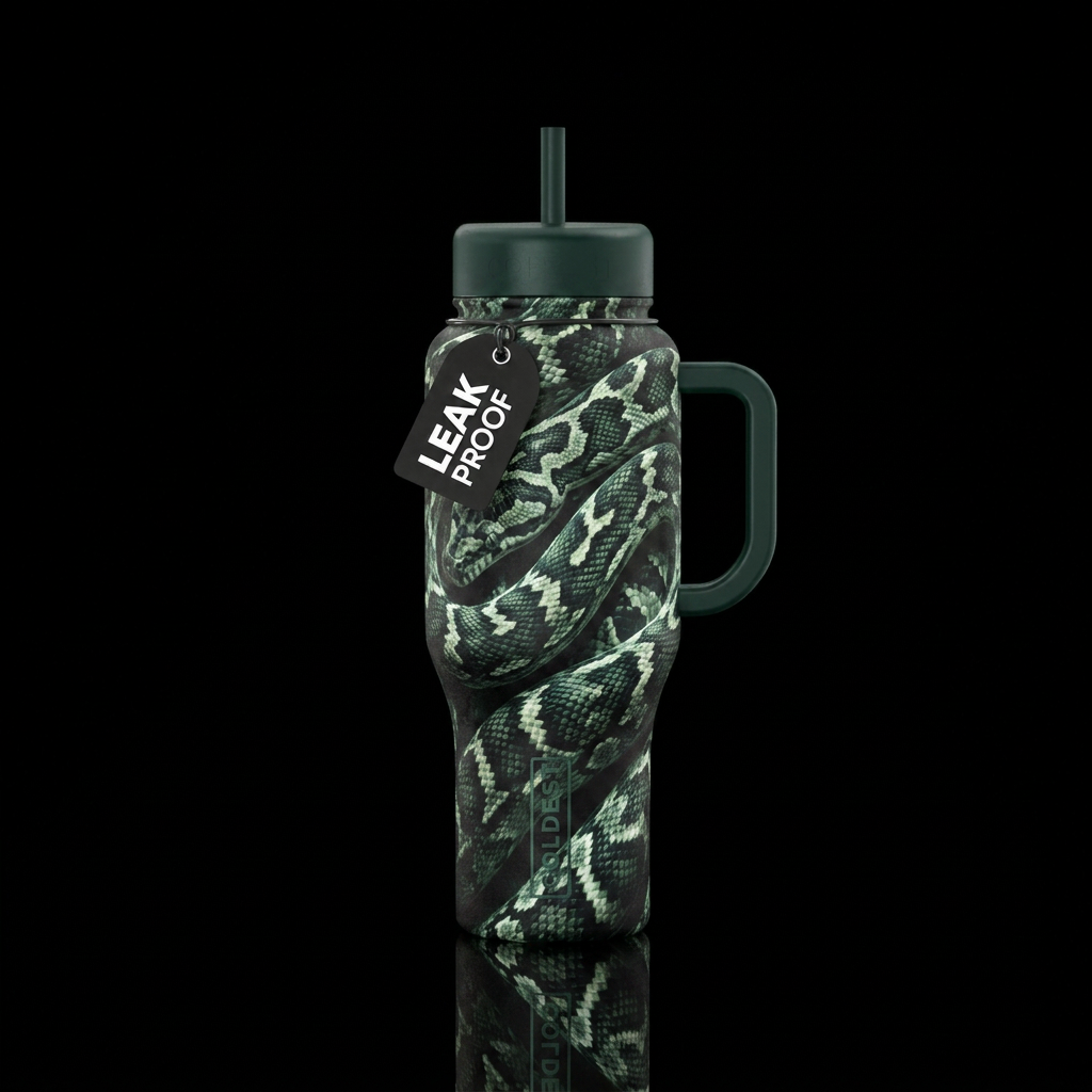 Scream Worthy water bottle design