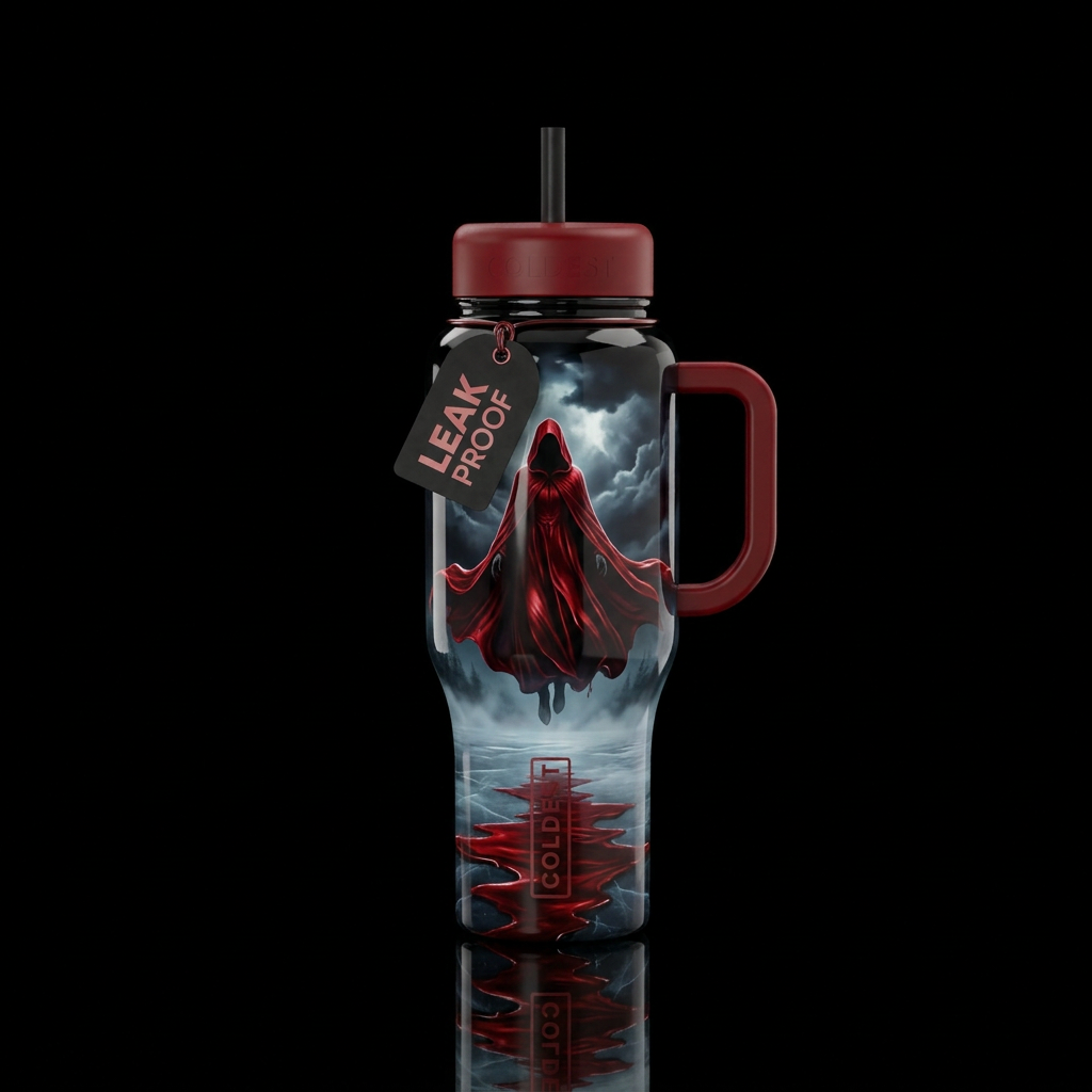 Reflection or Blood? water bottle design