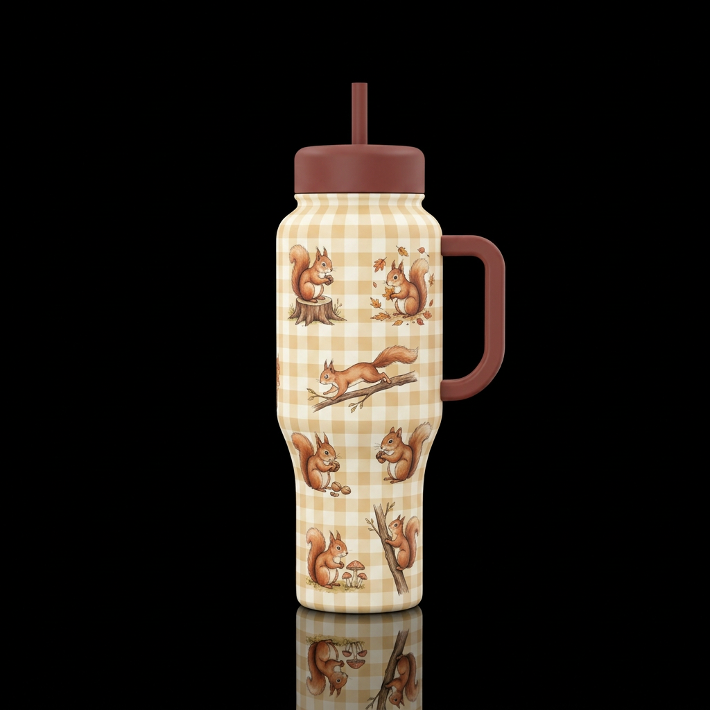 Fall Play water bottle design
