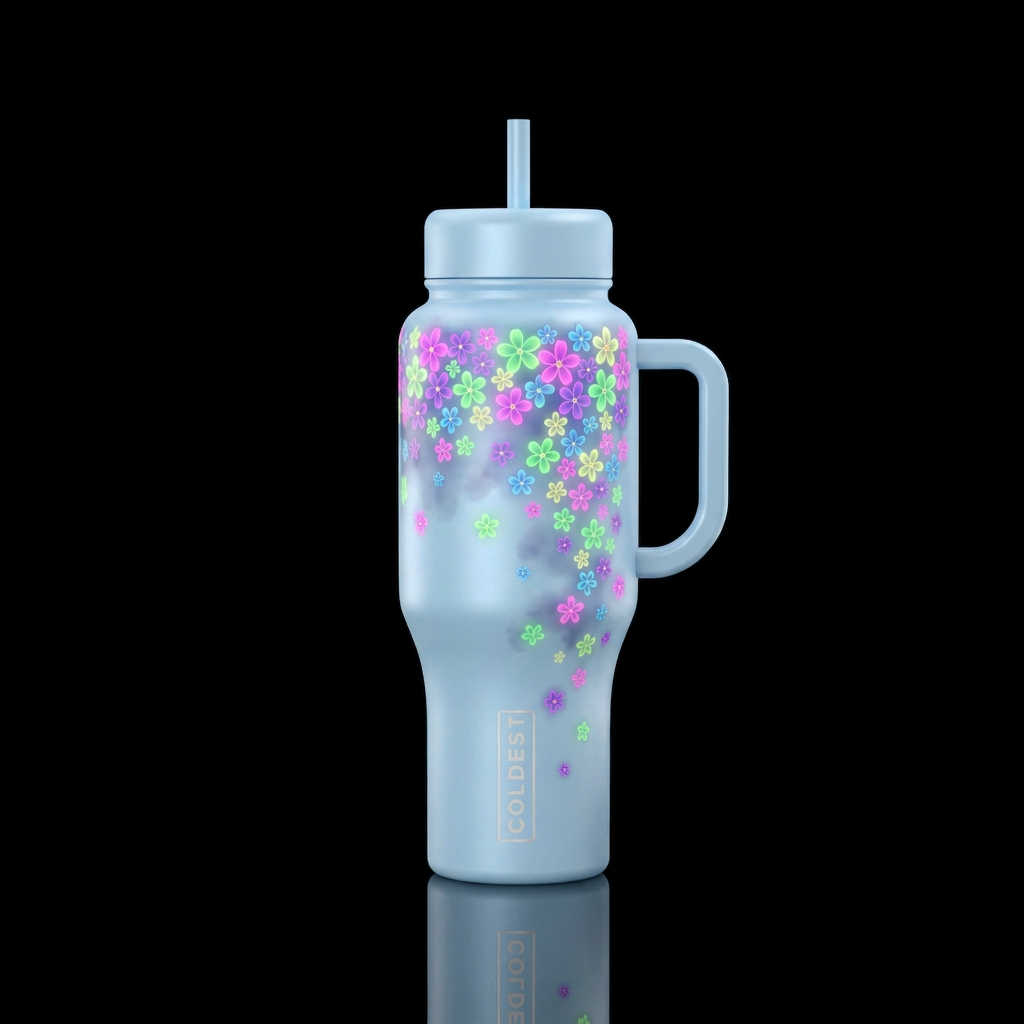 Glowie Joy water bottle design