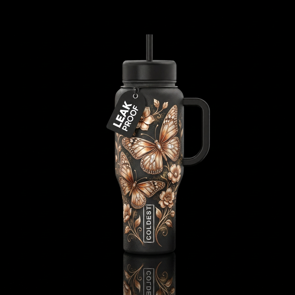 Copper Garden water bottle design