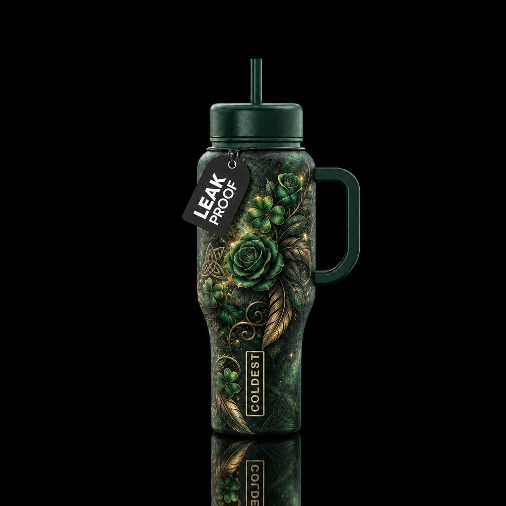 Irish Rose water bottle design