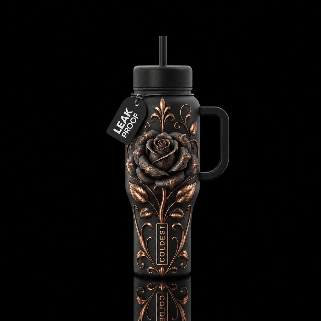 Copper Love water bottle design