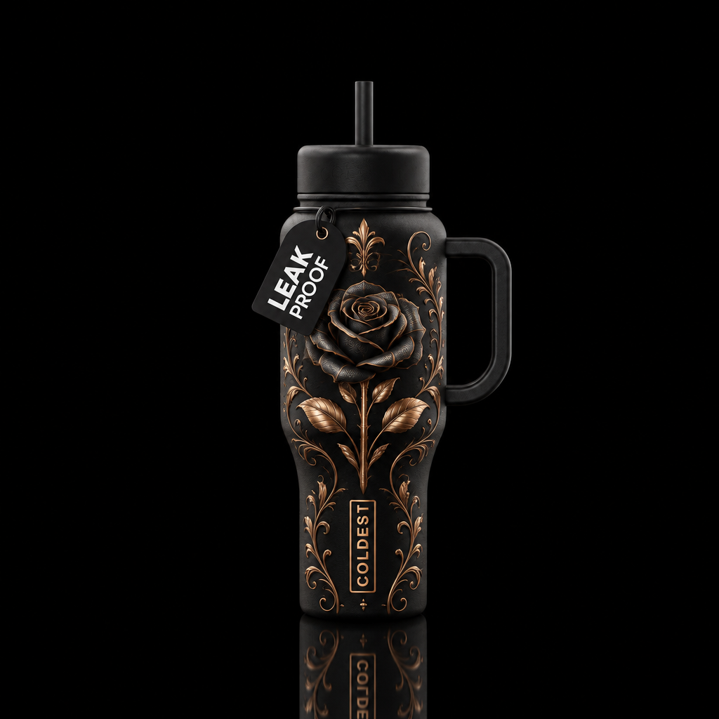 Copper Love water bottle design