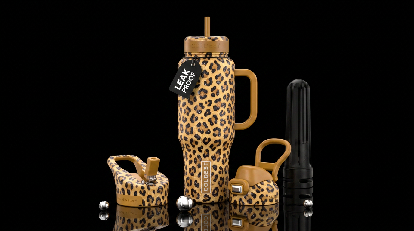 Wild at heart 2 water bottle design