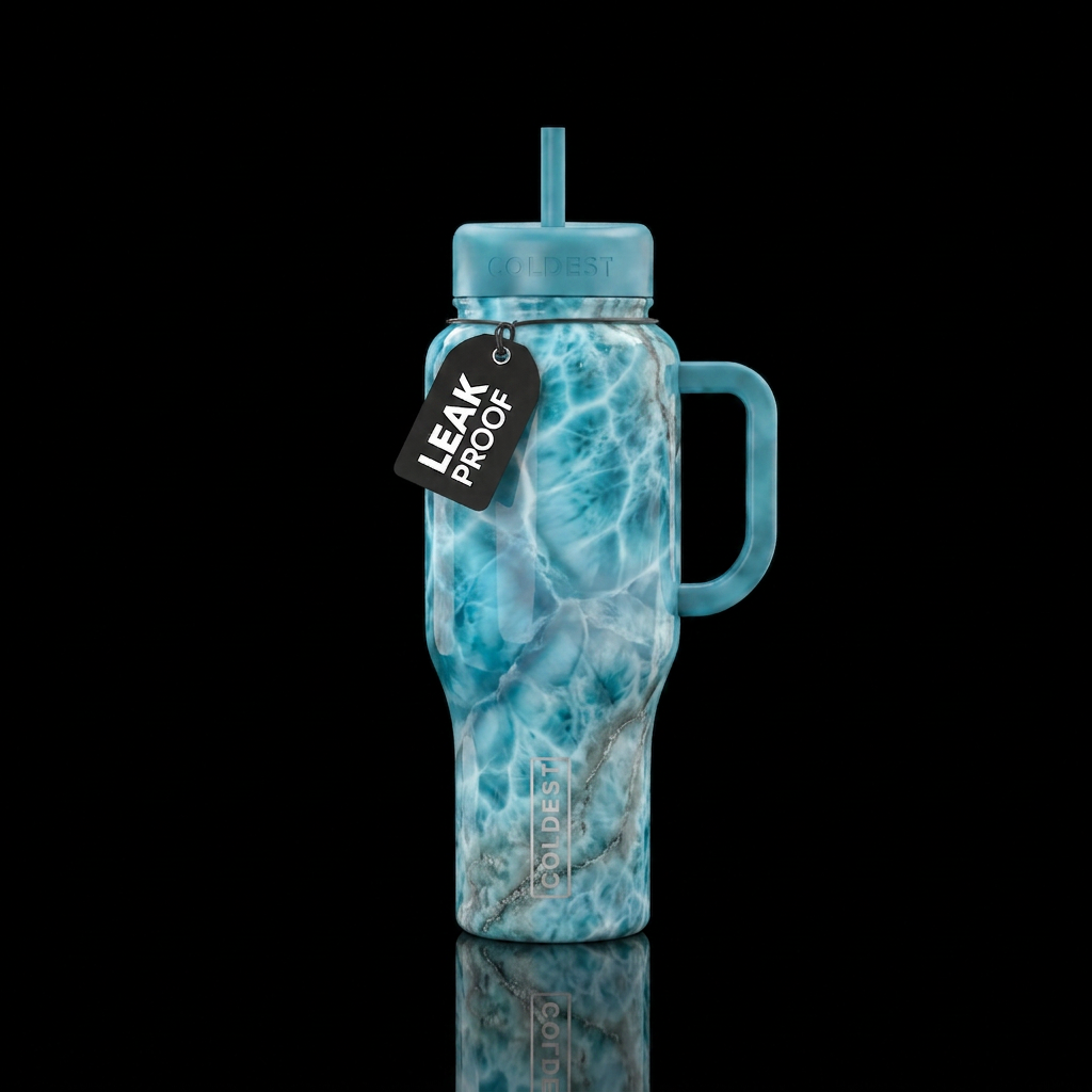 Larimer stone water bottle design