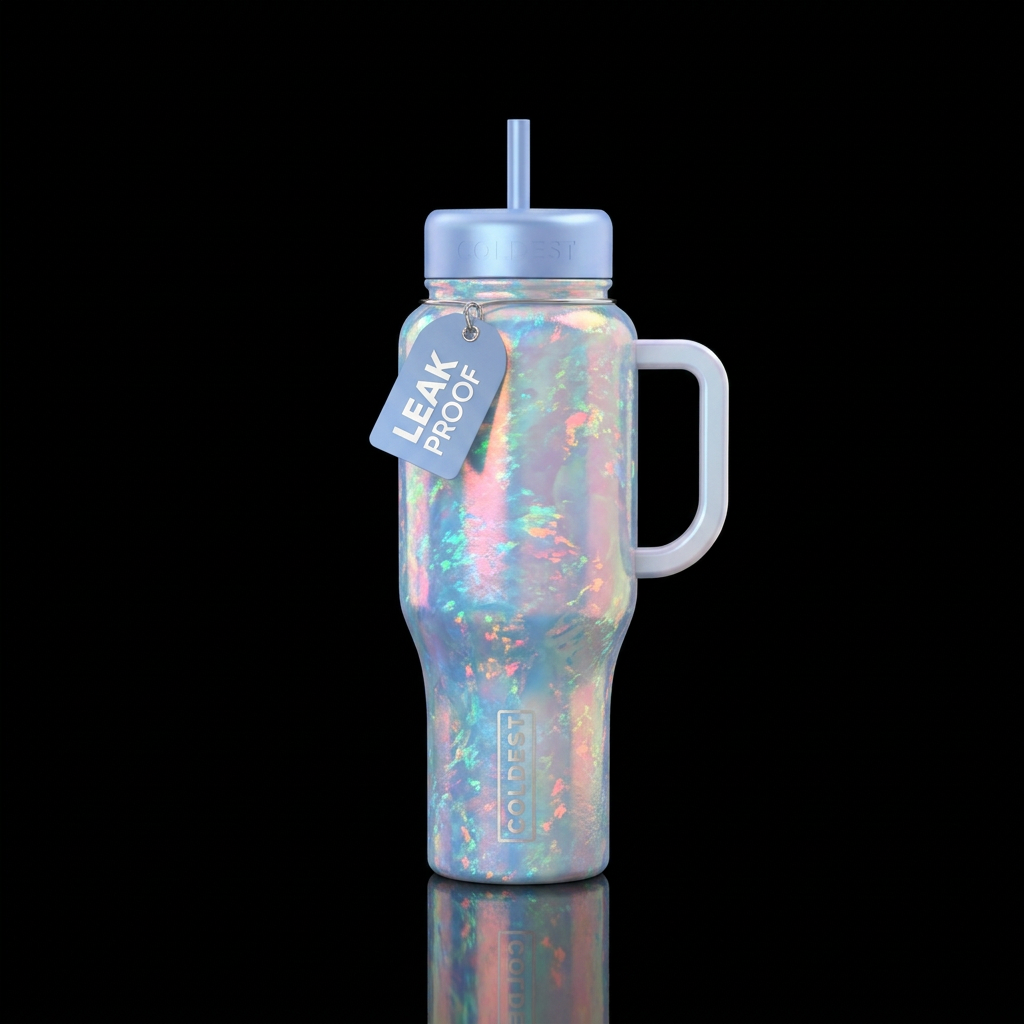 Opalite water bottle design