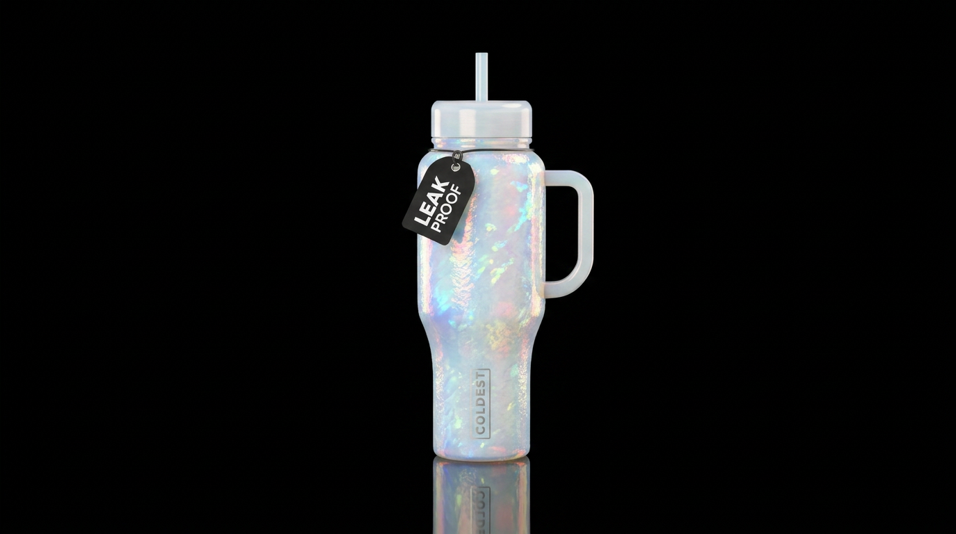 Opalite water bottle design