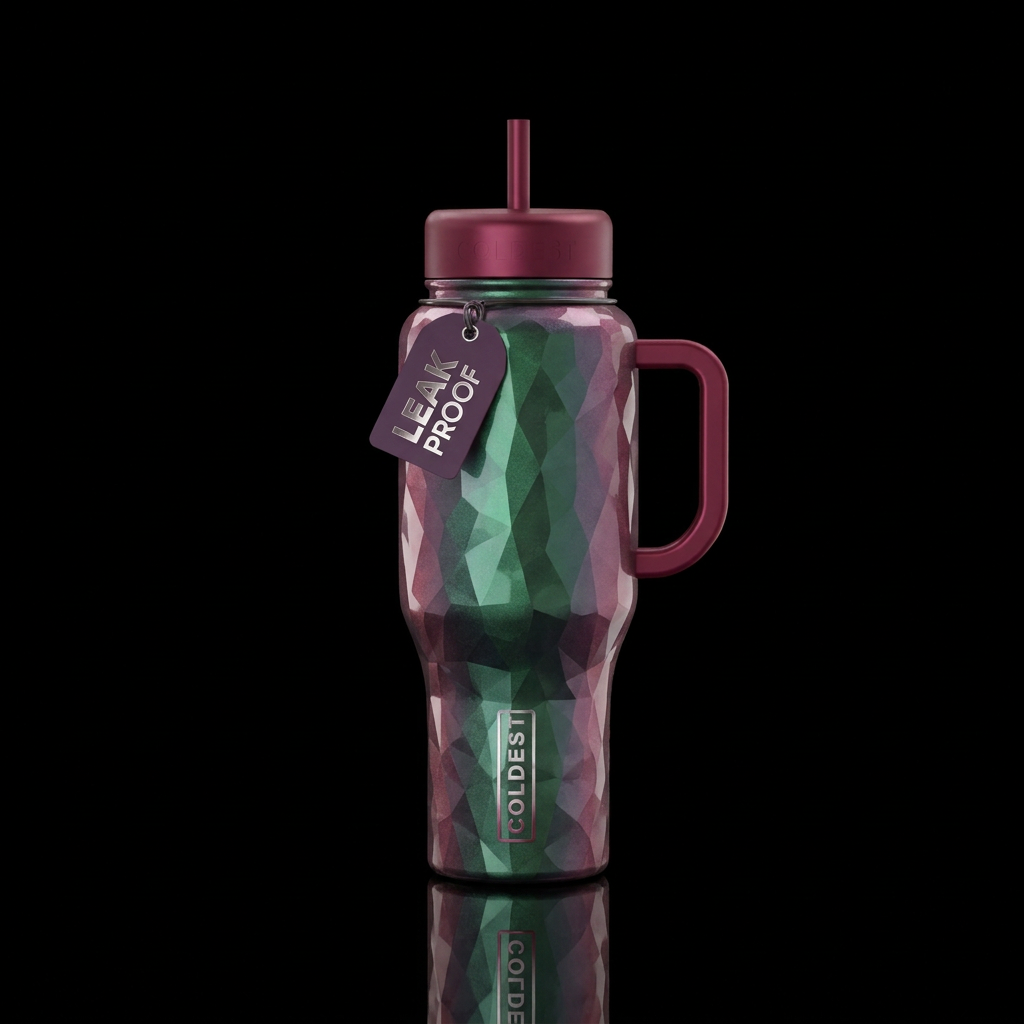 Alexandrite water bottle design