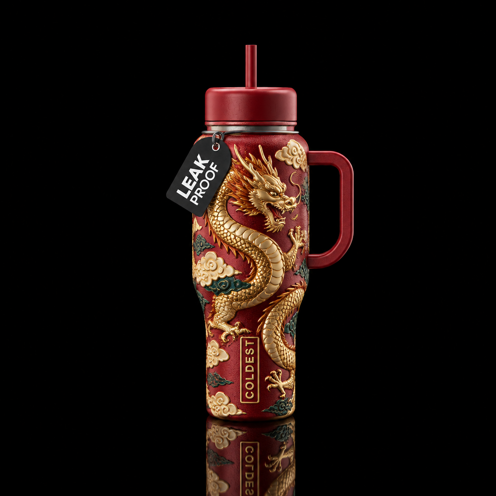 Moriage dragons water bottle design