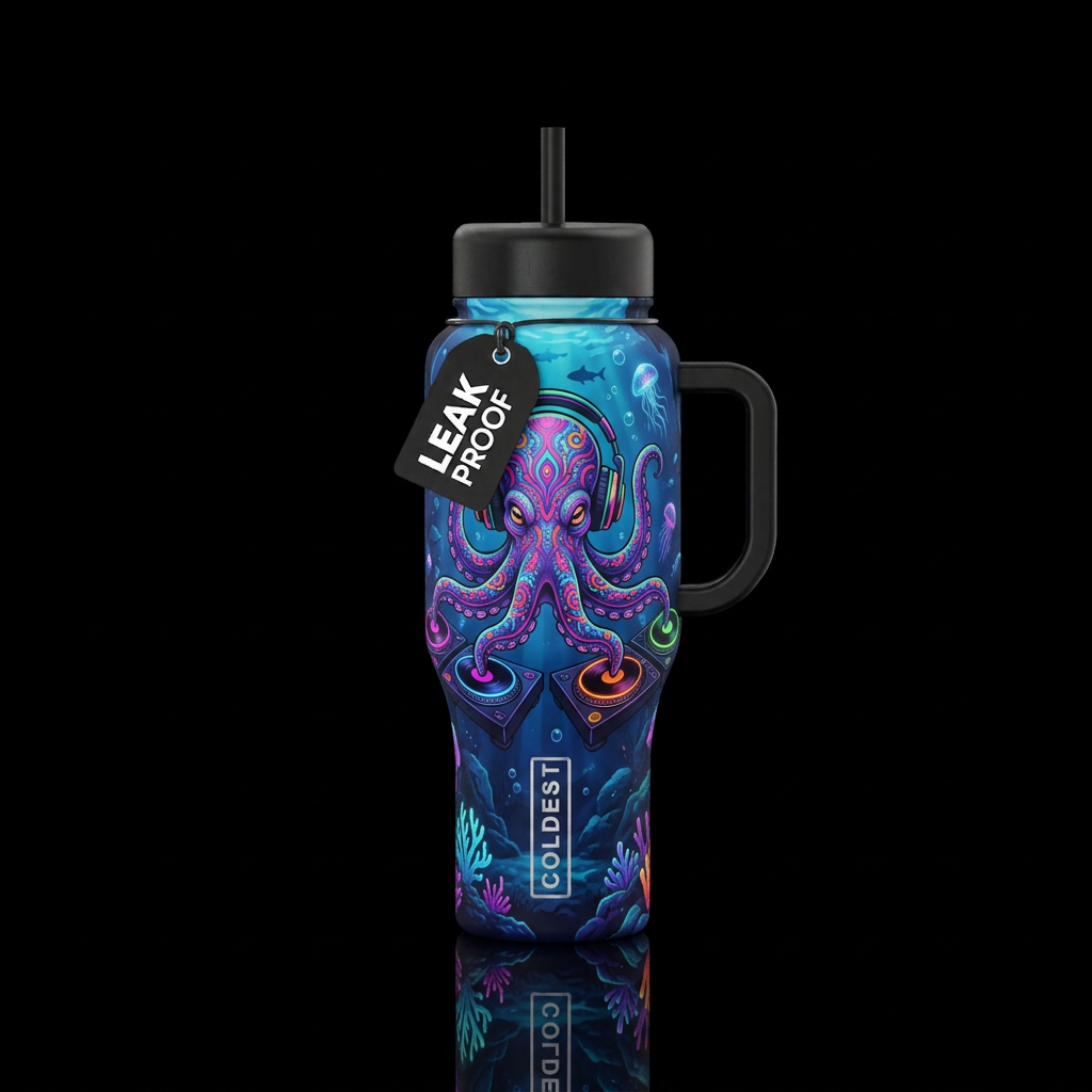 Deep Frequency water bottle design