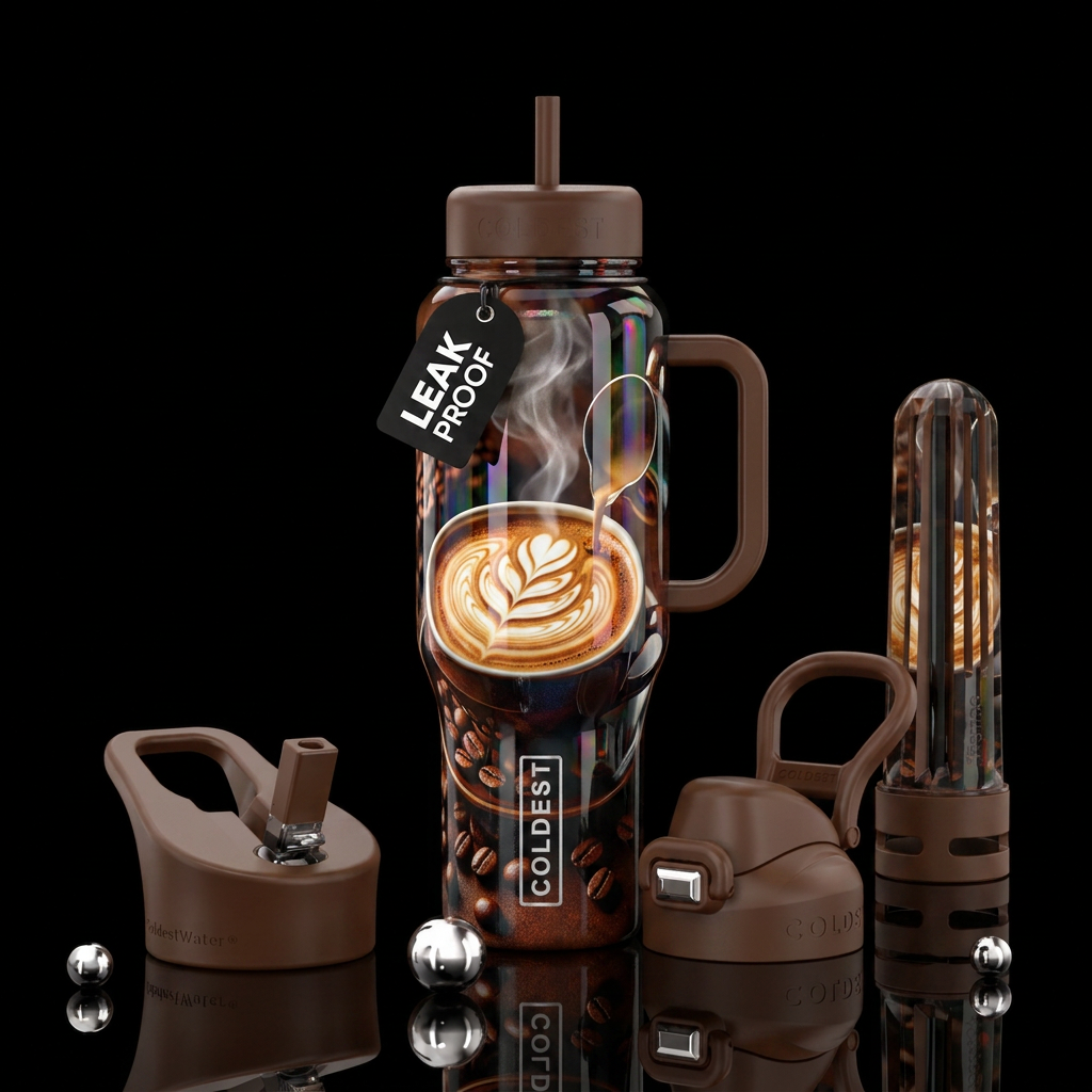 coffee water bottle design