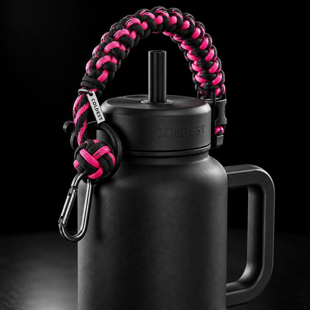 Pink water bottle design