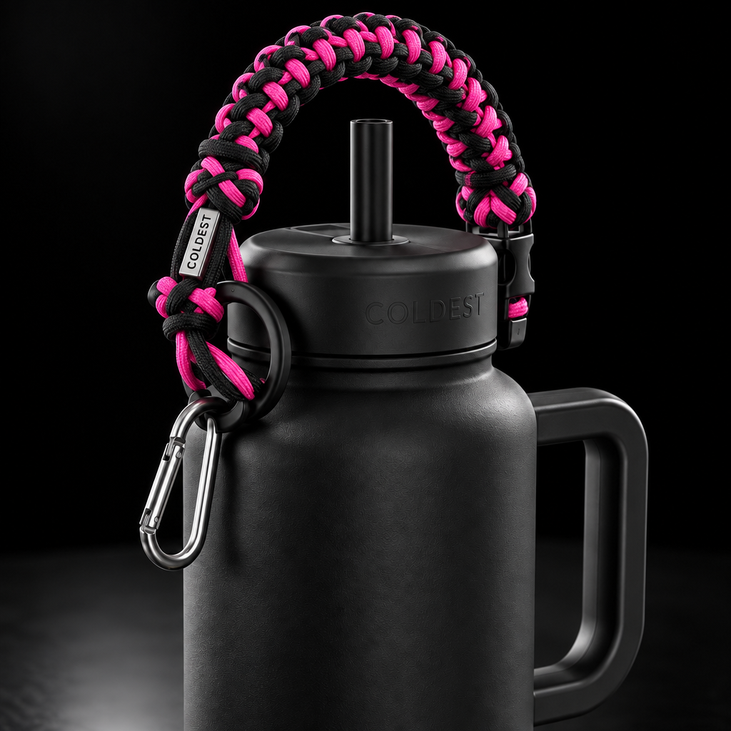 Pink water bottle design