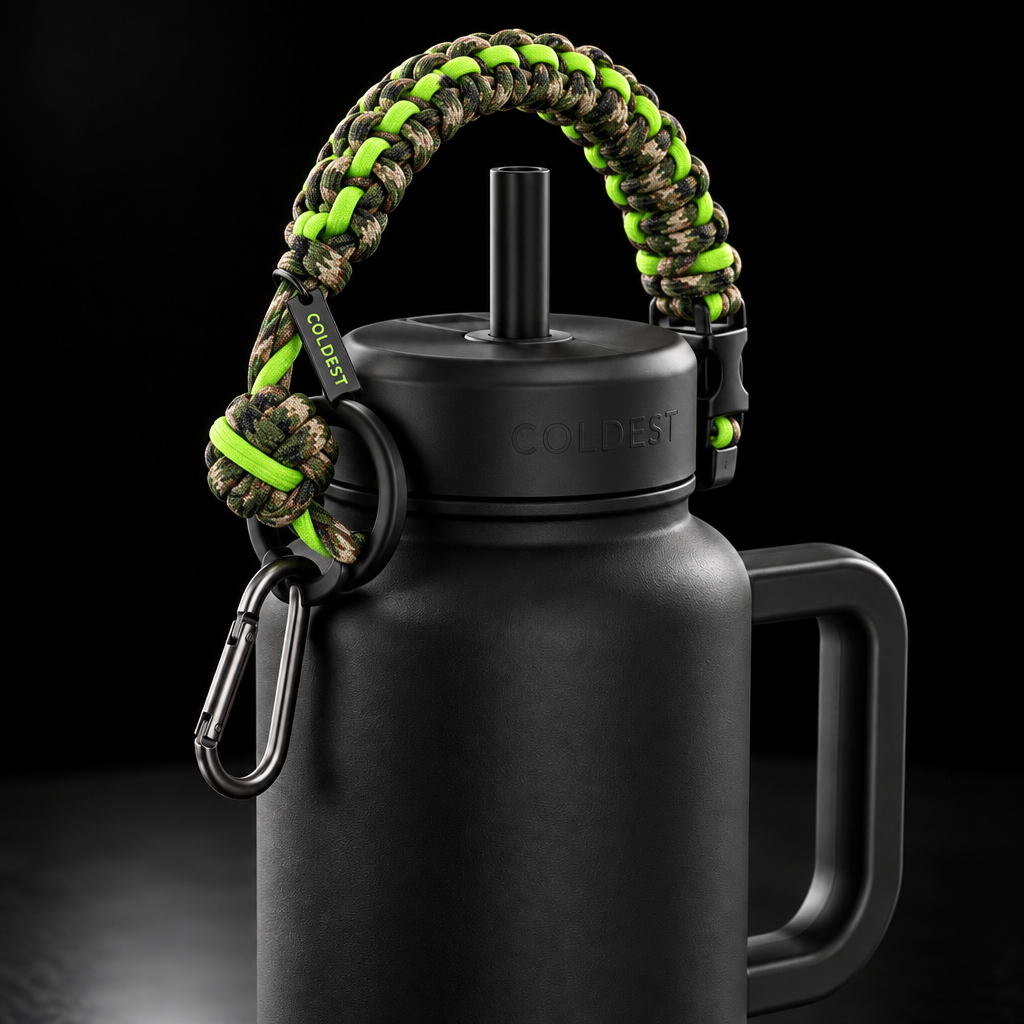 Camo water bottle design