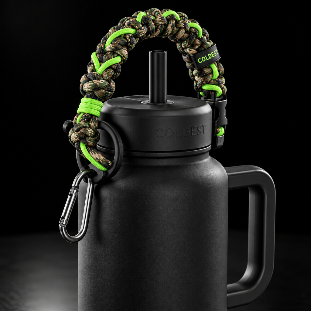 Camo water bottle design