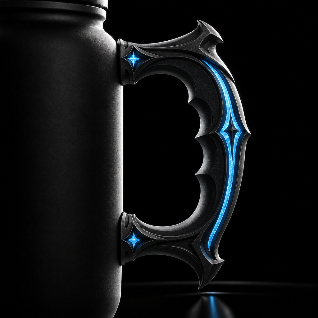 Gothic water bottle design