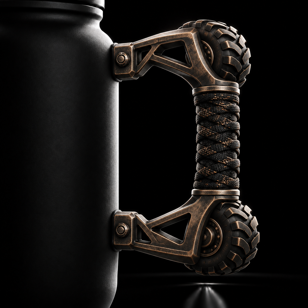Truck water bottle design