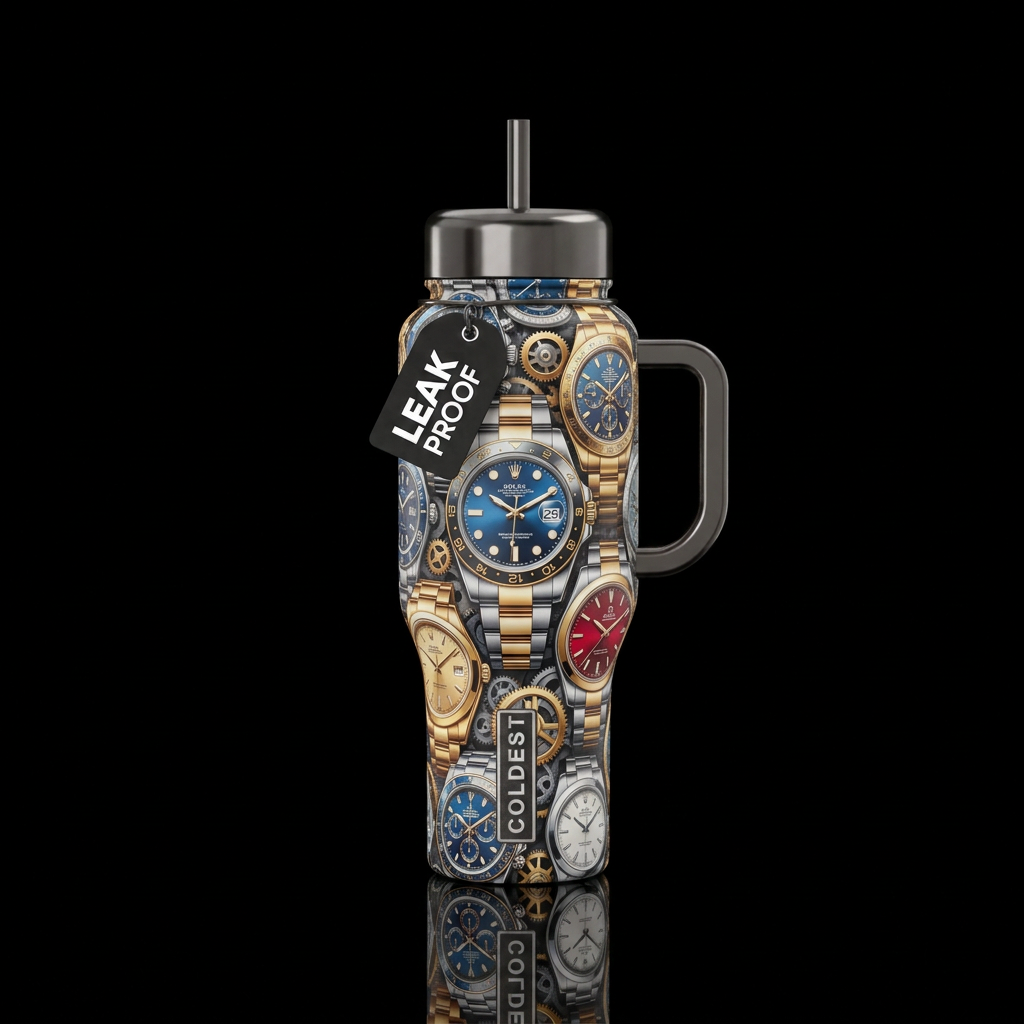 Watches water bottle design