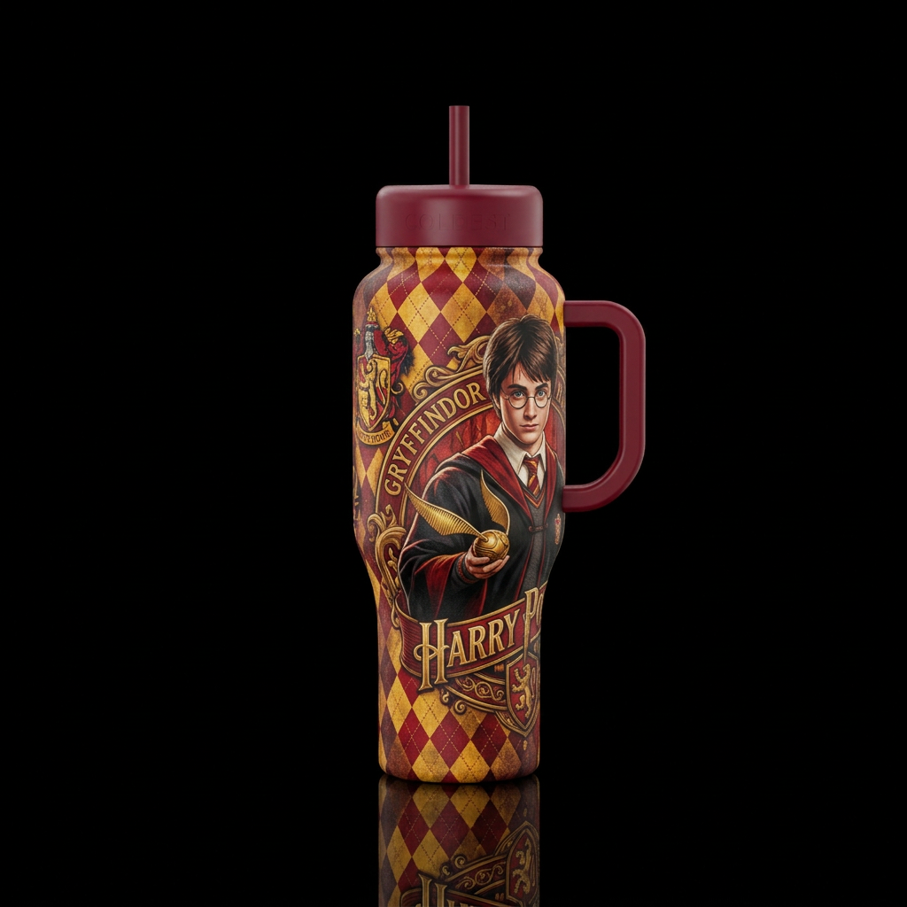 Gryffendor Harry Potter water bottle design